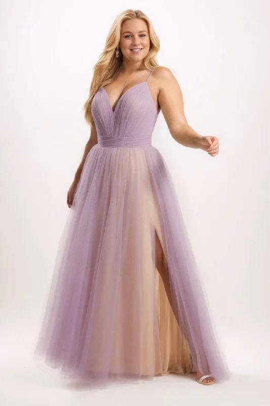 Halter Dresses for Chic Style -Long chiffon dress for summer evening events-A-Line Floor Length Sparkling Tulle Bridesmaid Dress Formal Dresses CB0621PS