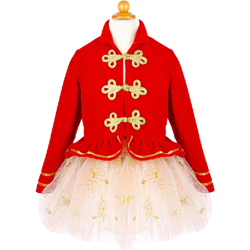 Red Jackets for Statement -Wedding pearl necklaces for brides -Great Pretenders Toy Soldier Jacket