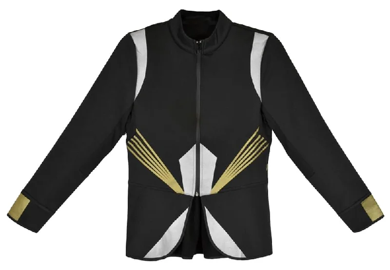 Casual Friday Jackets for Relaxed -Amethyst crystal necklaces for protection -The Hunger Games Catching Fire Female Training Jacket Adult