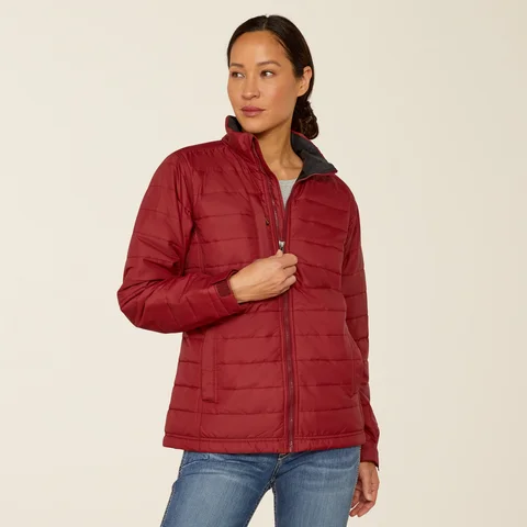 Fleece Jackets for Warmth Purpose -Simple chain necklaces for women -Women's Rebar Cordura Ripstop Lightweight Insulated Jacket - Cabernet