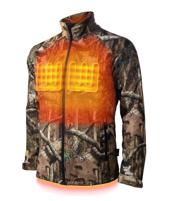 Parka Jackets for Cold Weather -Affordable designer necklaces for women -Men's Sahara Heated Hunting Jacket - Mossy Oak Camo