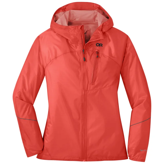 White Jackets for Clean -Office-friendly necklaces for professional women -Women's Helium Rain Jacket